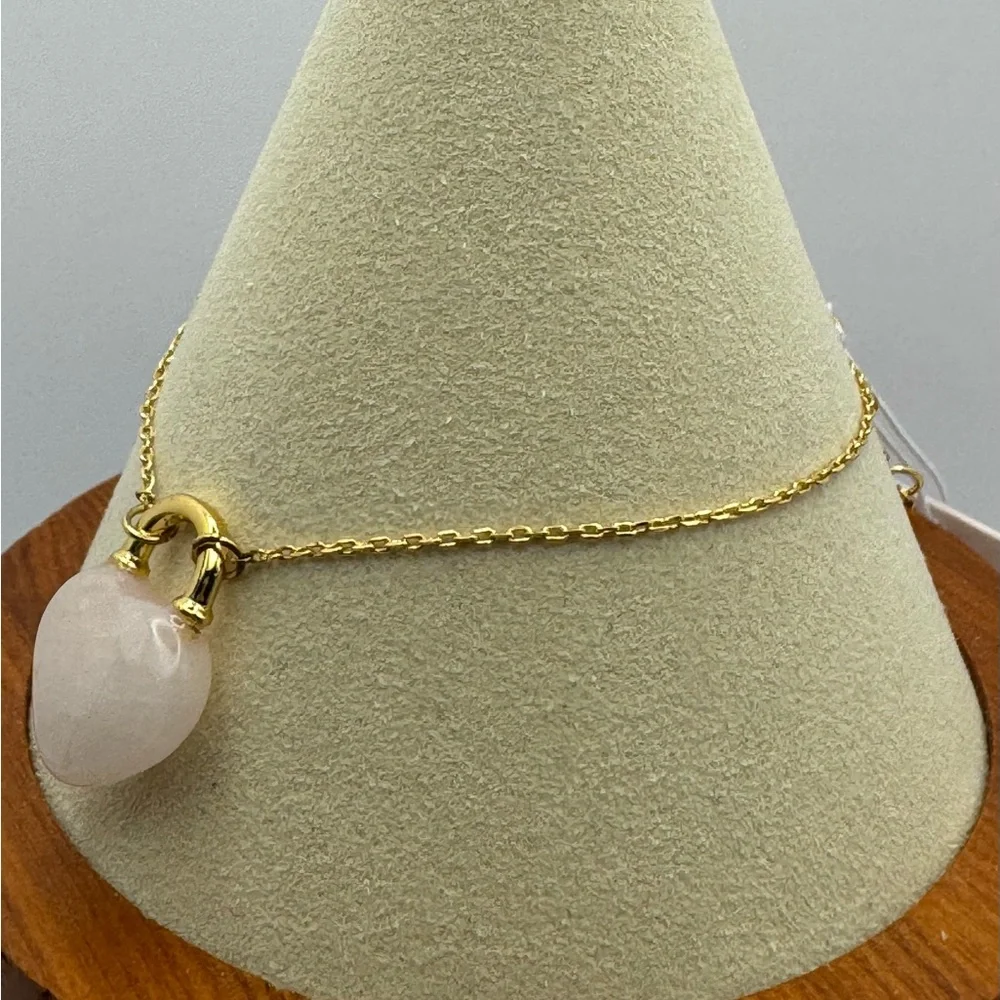 Kate Spade Open Heart Stone Lock Bracelet NWT - Picture 4 of 8